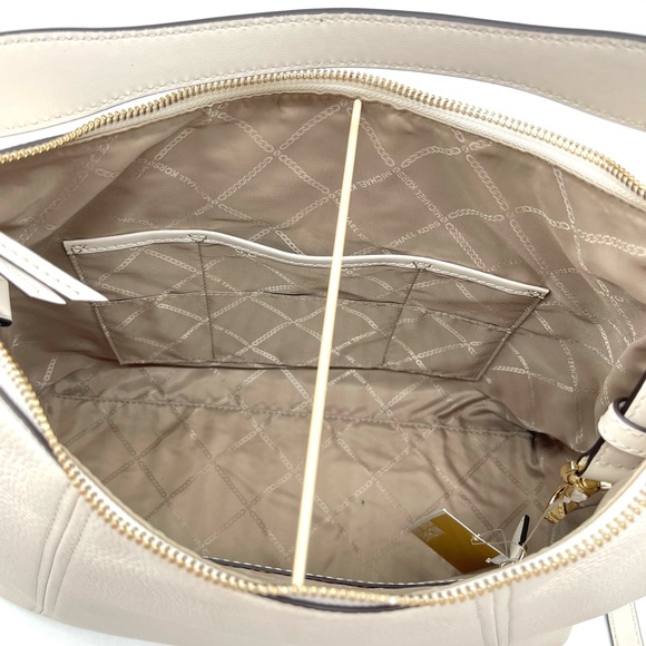 Michael Kors Sienna Large Pebbled Leather Shoulder Bag - Picture 6 of 10